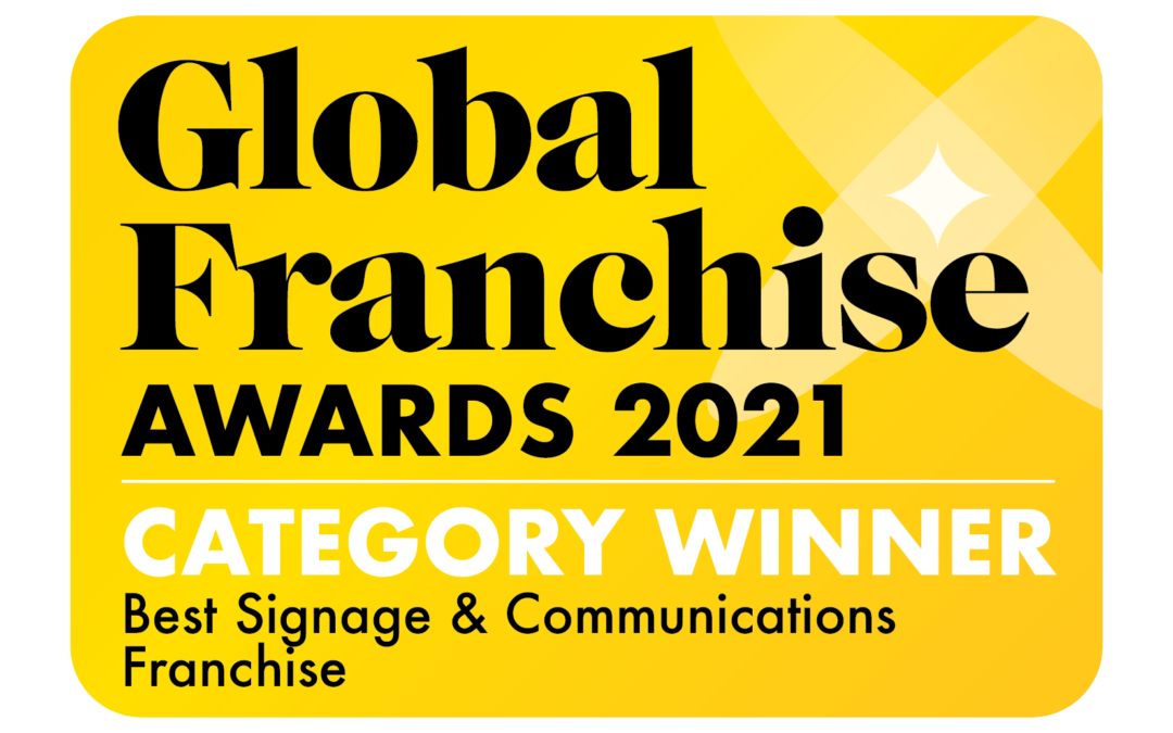 FASTSIGNS win at the Global Franchise 2021 Awards