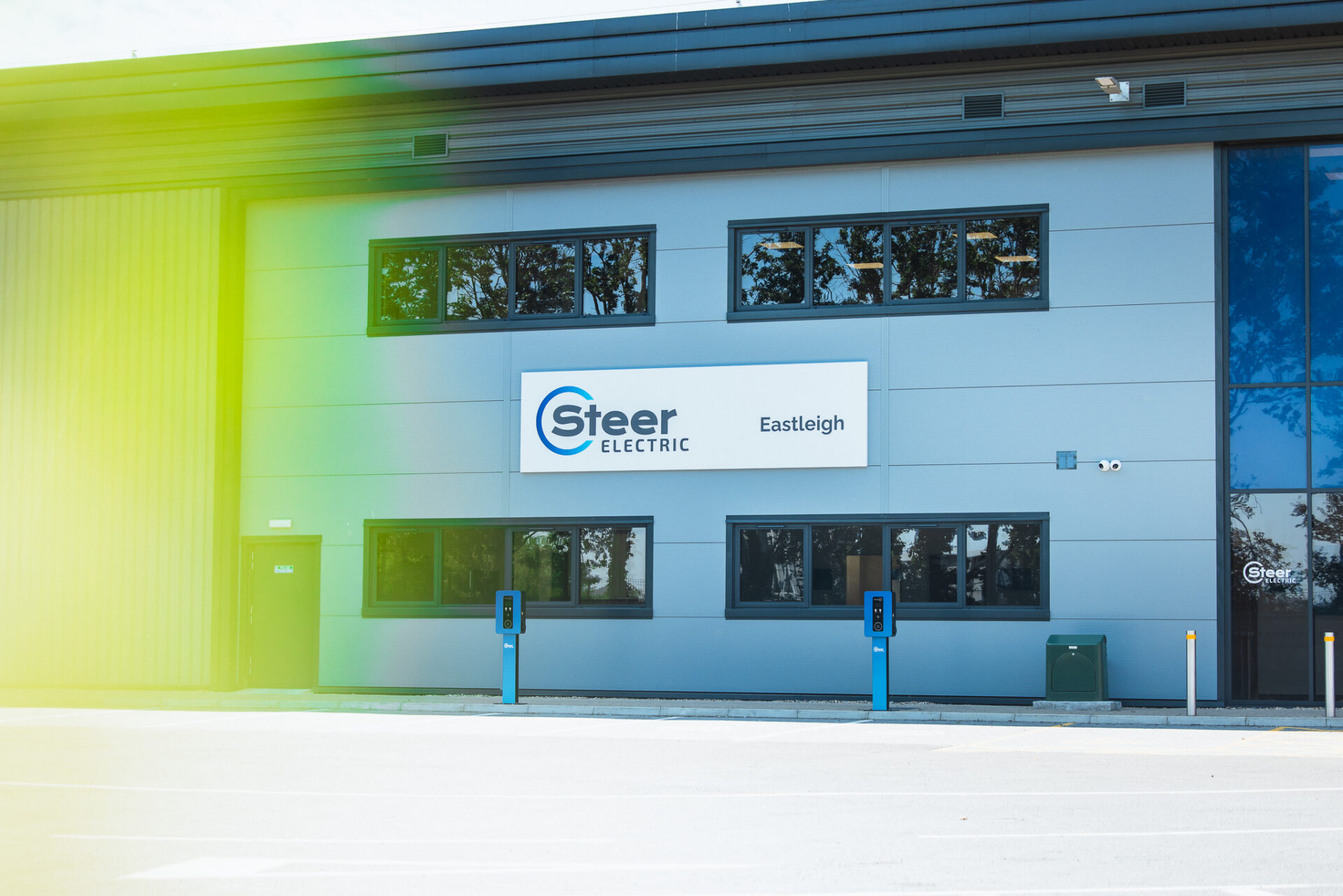 Exterior Signage at Steer Group